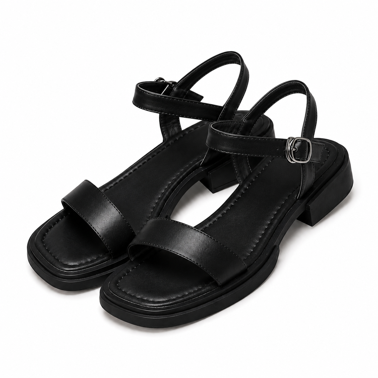 Lucía | Sandalias de Tacón Bajo para Mujer con Hebilla Ajustable 2