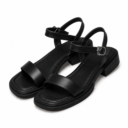 Lucía | Sandalias de Tacón Bajo para Mujer con Hebilla Ajustable 2