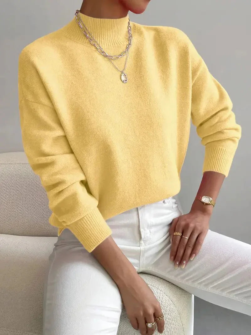 Lucía | Suéter de Punto Alto para Mujer con Estilo Moderno y Comodidad 3