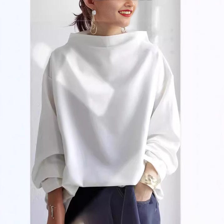 Lucía | Top de Cuello Alto y Ajuste Relajado para Mujer 3