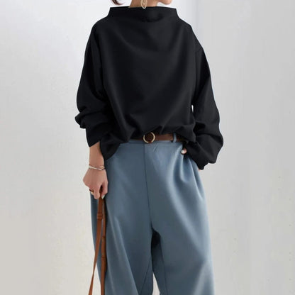 Lucía | Top de Cuello Alto y Ajuste Relajado para Mujer 6