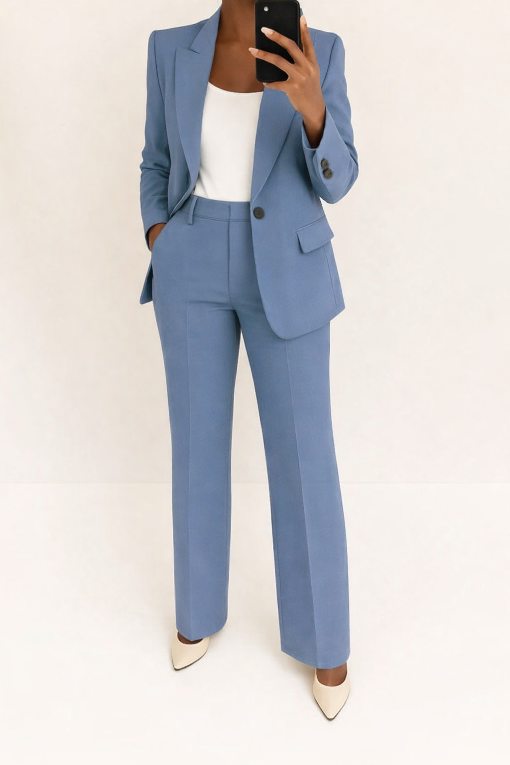 Lucía | Traje Pantalón de Mujer con Blazer y Pantalones Anchos para Ocasiones Especiales 0