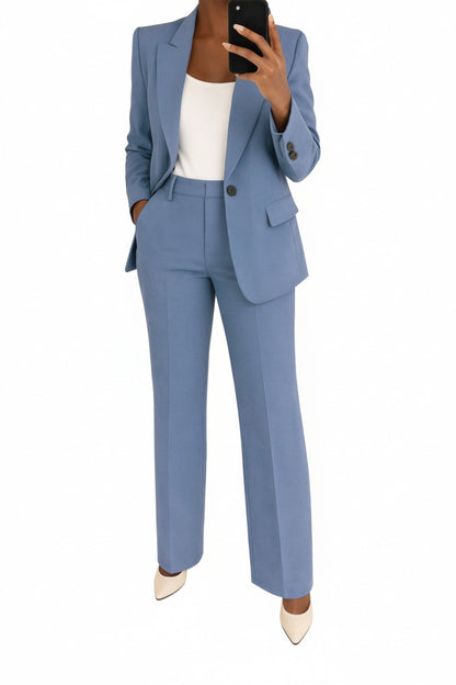 Lucía | Traje Pantalón de Mujer con Blazer y Pantalones Anchos para Ocasiones Especiales 1