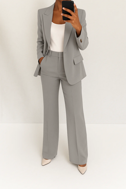 Lucía | Traje Pantalón de Mujer con Blazer y Pantalones Anchos para Ocasiones Especiales 2