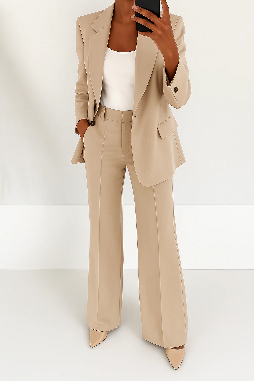 Lucía | Traje Pantalón de Mujer con Blazer y Pantalones Anchos para Ocasiones Especiales 3