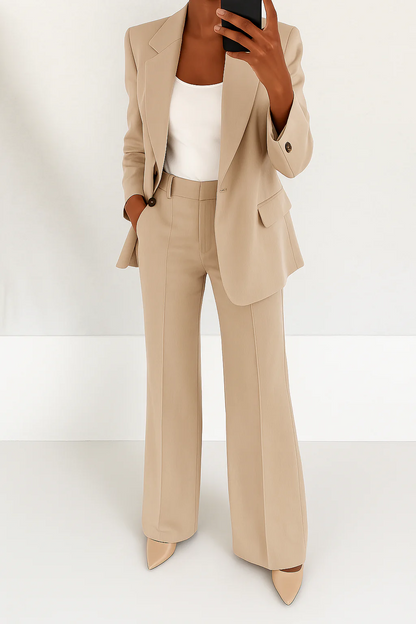 Lucía | Traje Pantalón de Mujer con Blazer y Pantalones Anchos para Ocasiones Especiales 3