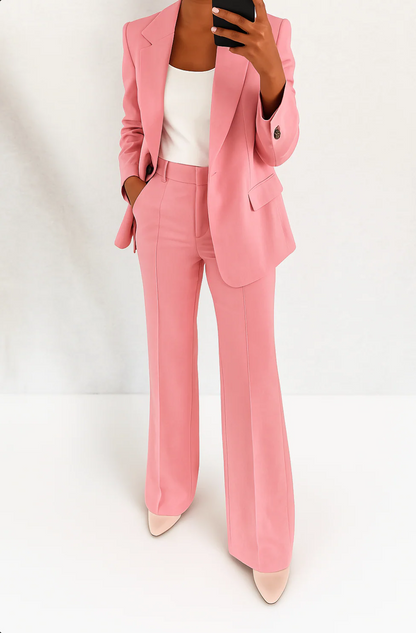 Lucía | Traje Pantalón de Mujer con Blazer y Pantalones Anchos para Ocasiones Especiales 5