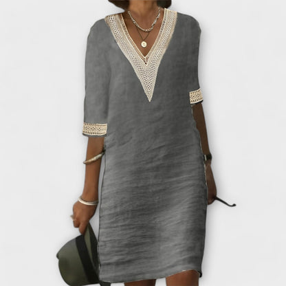 Lucía | Vestido Bohemio de Verano de Manga Corta para Mujer 2