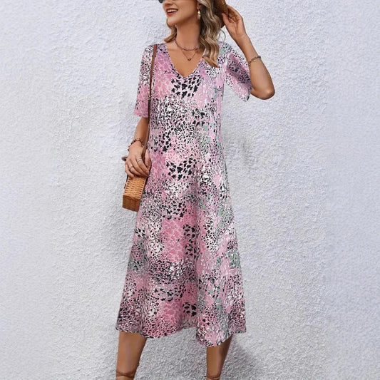 Lucía | Vestido Largo Midi Vibrante para Mujer Elegante y Casual 0