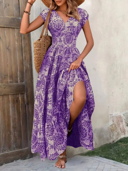 Lucía | Vestido Largo Sin Mangas con Estampado Bohemio para Mujer 6