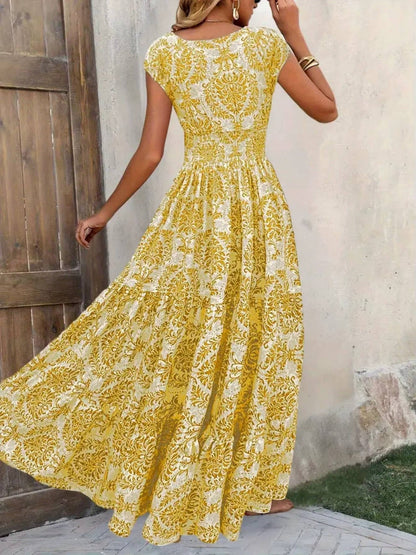 Lucía | Vestido Largo Sin Mangas con Estampado Bohemio para Mujer 8