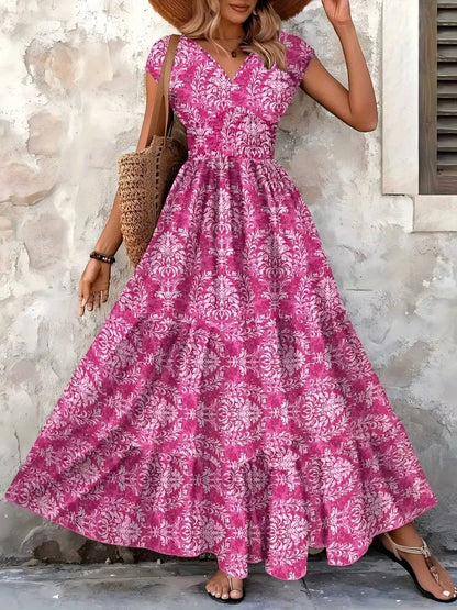 Lucía | Vestido Largo Sin Mangas con Estampado Bohemio para Mujer 9