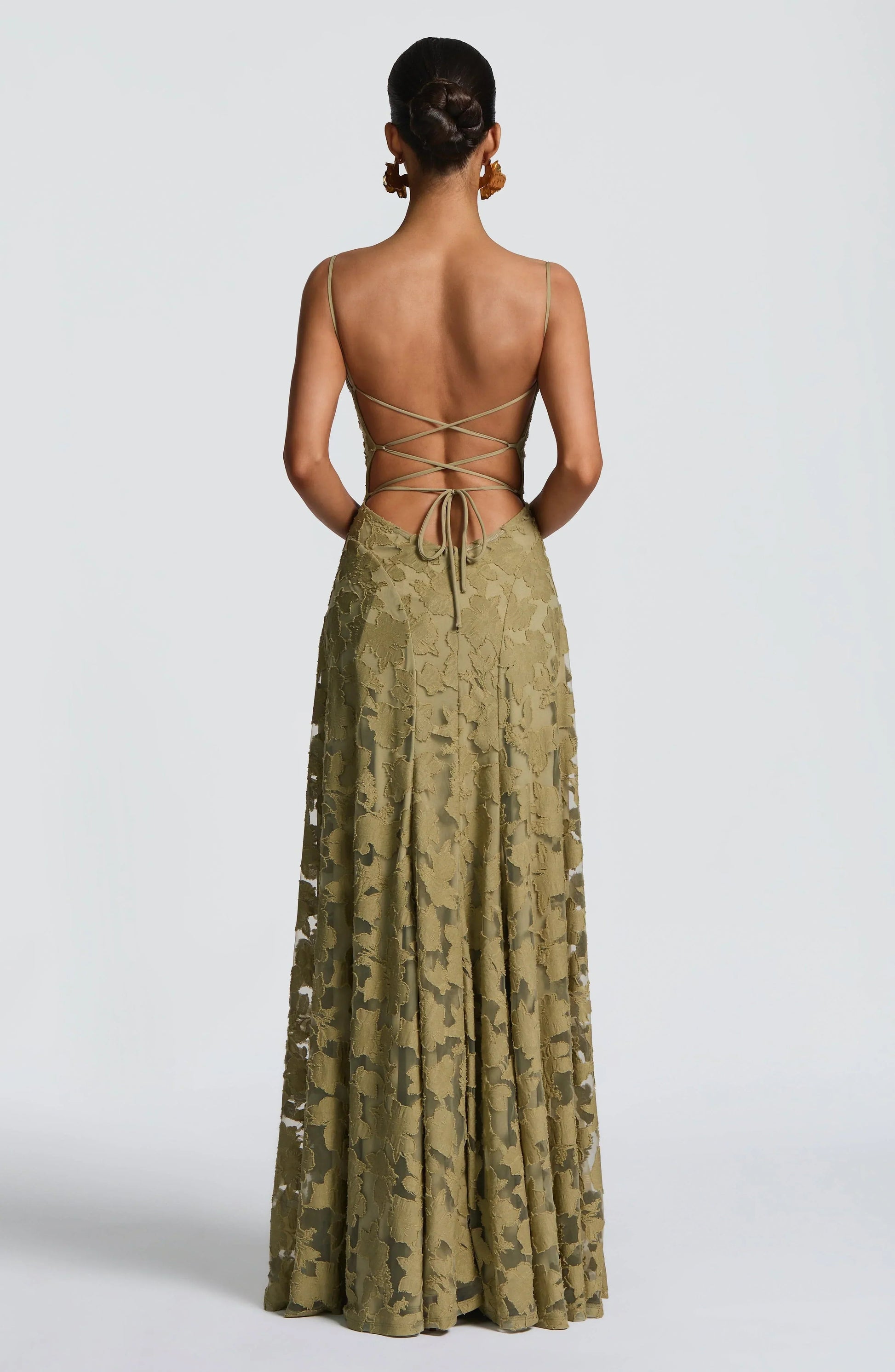 Lucía | Vestido Largo sin Mangas con Cuello Vuelto y Estampado Floral para Mujer 8