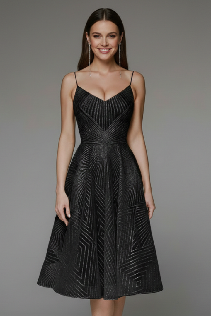 Lucía | Vestido Midi Acampanado Elegante para Mujer 7