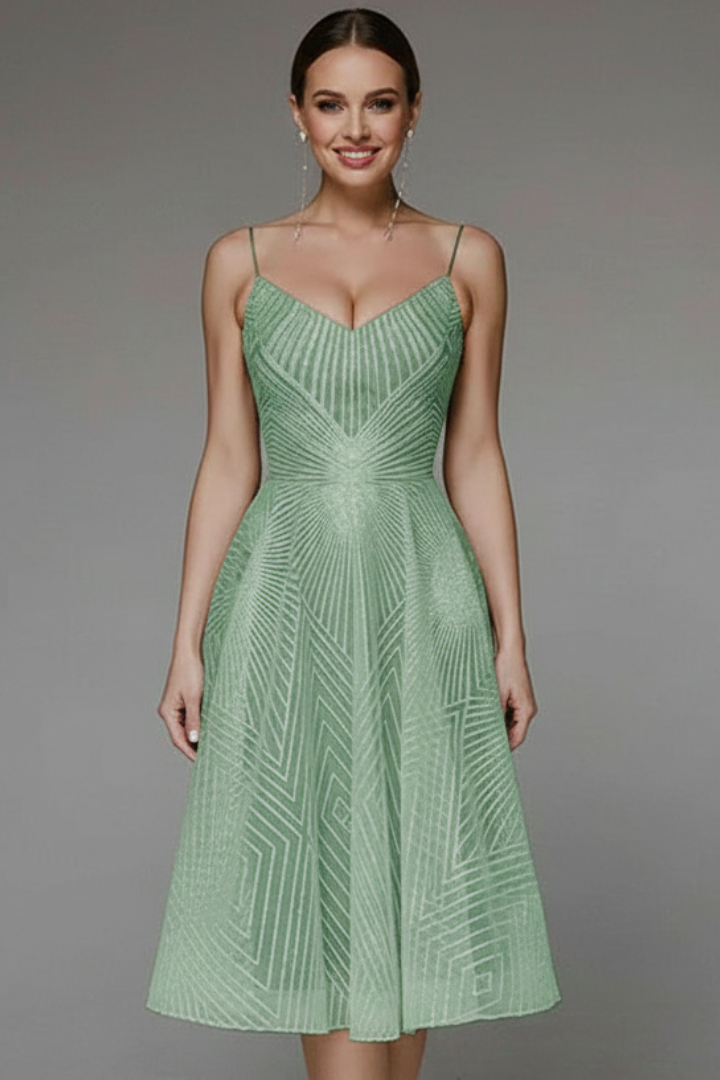 Lucía | Vestido Midi Acampanado Elegante para Mujer 8