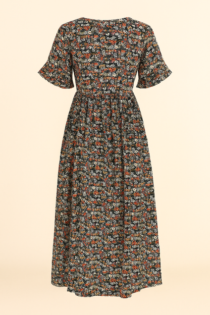 Lucía | Vestido Midi Bohemio con Estampado Floral para Mujer 2
