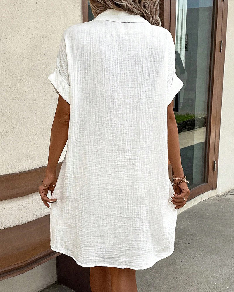 Lucía | Vestido Midi Casual Oversize con Botones para Mujer Verano 2024 5