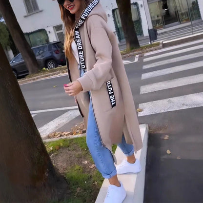 Lucía | Vestido Sudadera Largo con Capucha para Mujer 4