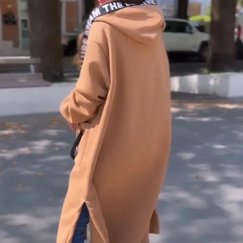Lucía | Vestido Sudadera Largo con Capucha para Mujer 6