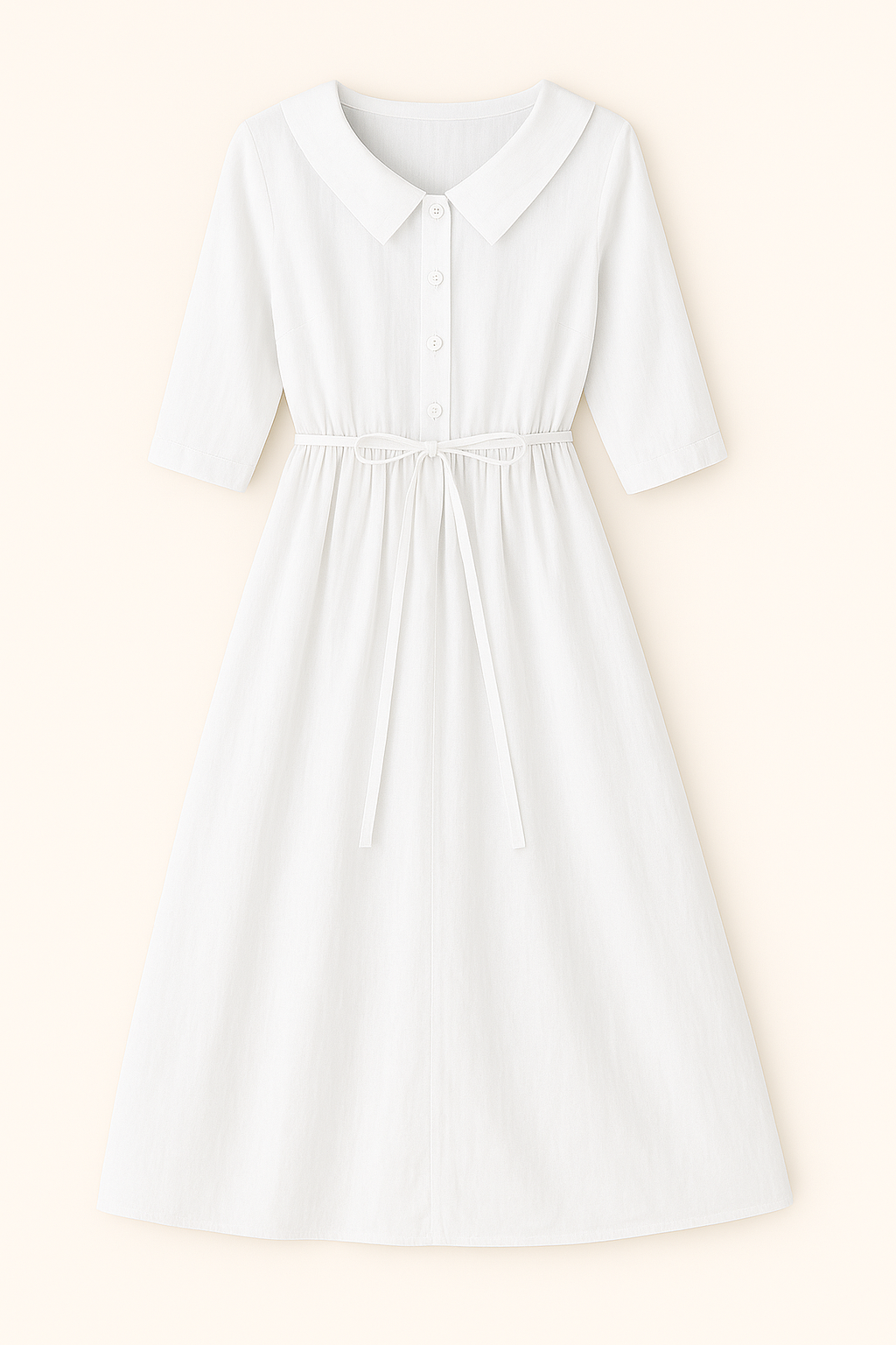 Lucía | Vestido de Algodón Minimalista para Mujer 4
