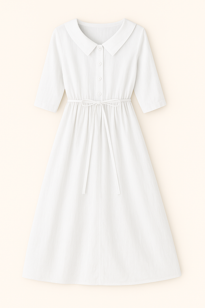 Lucía | Vestido de Algodón Minimalista para Mujer 4
