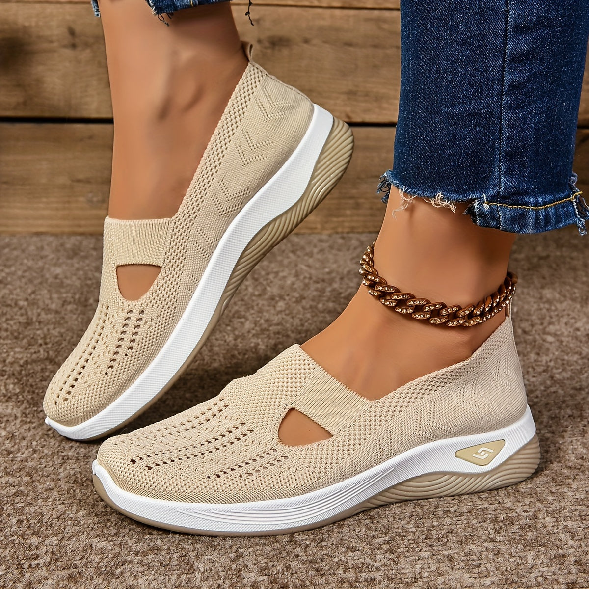 Lucía | Zapatillas Slip-On con Tacón de Cuña para Mujer 1