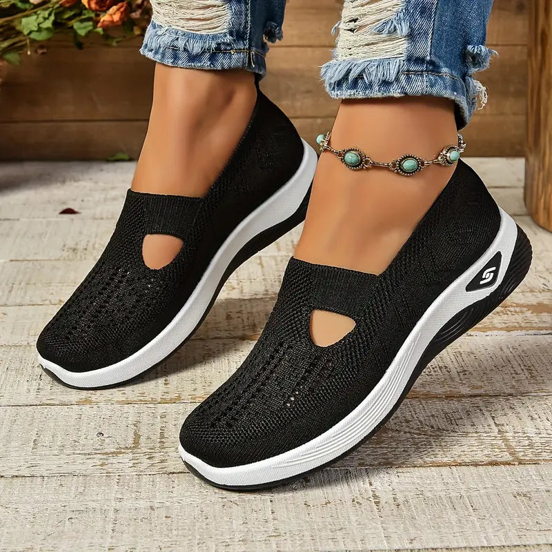 Lucía | Zapatillas Slip-On con Tacón de Cuña para Mujer 4