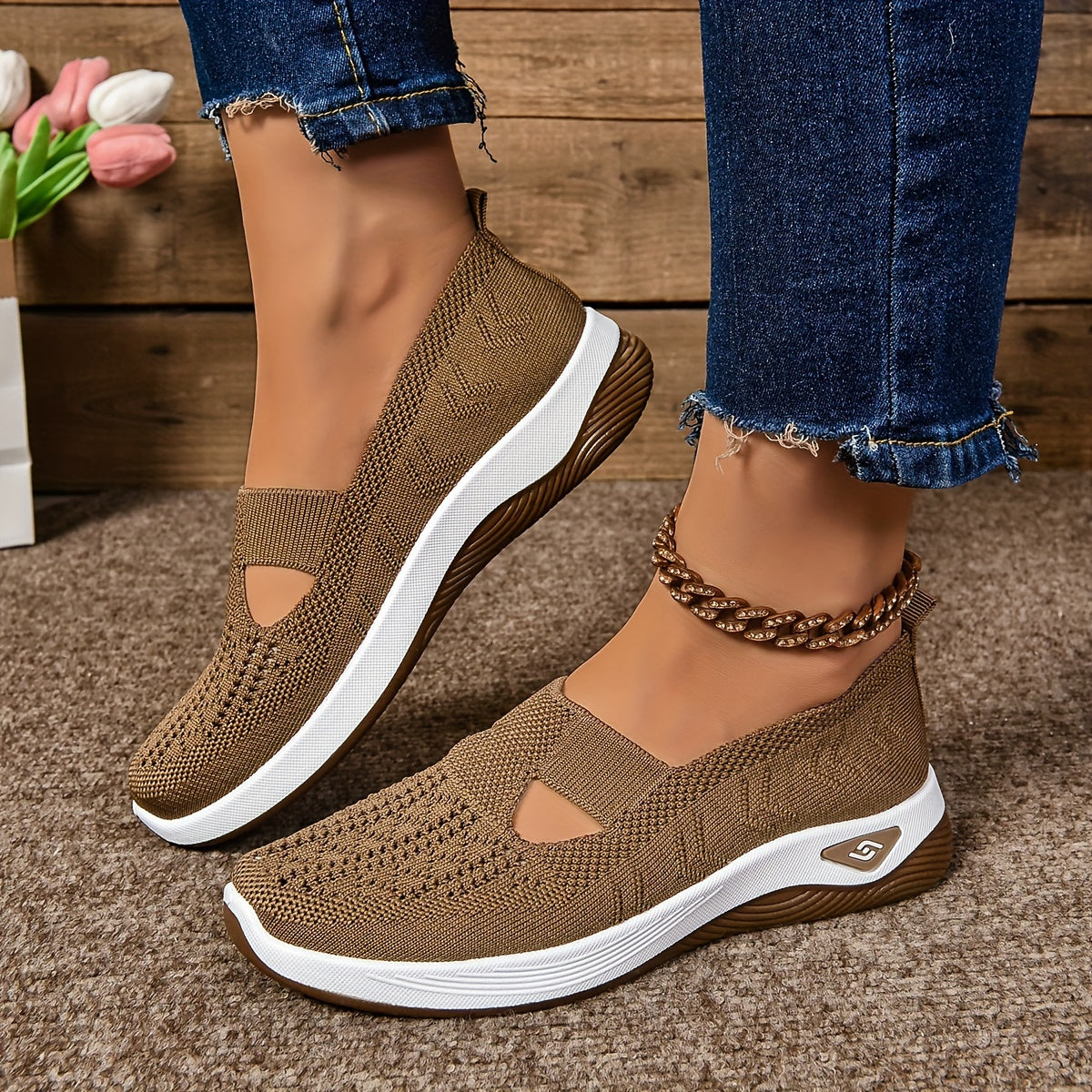 Lucía | Zapatillas Slip-On con Tacón de Cuña para Mujer 6