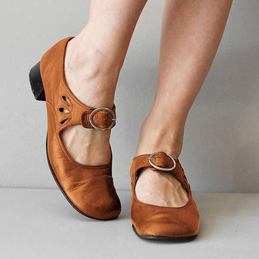Lucía | Zapatos Ortopédicos Vintage con Correa Ajustable para Mujer 0