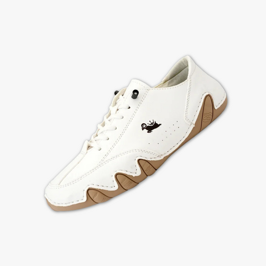 Miqueas | Zapatillas Blancas de Hombre con Diseño Ergonómico y Suela Ondulada 0
