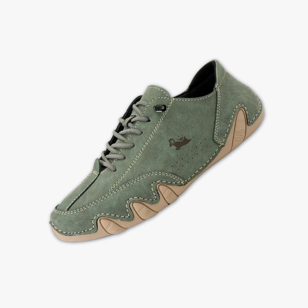 Miqueas | Zapatillas Blancas de Hombre con Diseño Ergonómico y Suela Ondulada 2