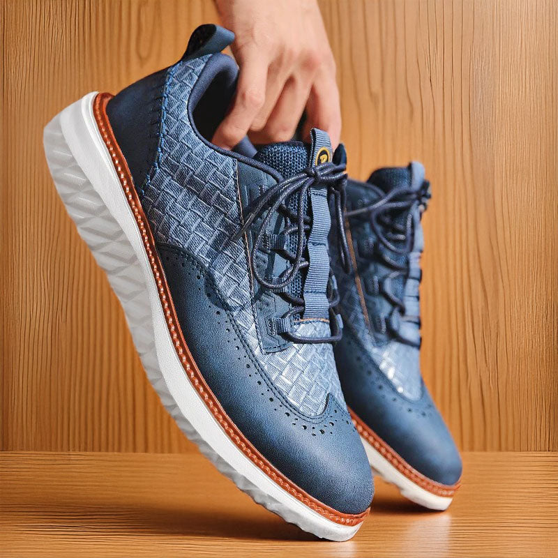 Santiago | Zapatillas Blancas de Malla para Hombre con Comodidad y Estilo Casual 3