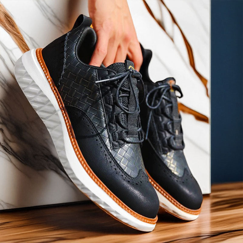 Santiago | Zapatillas Blancas de Malla para Hombre con Comodidad y Estilo Casual 4