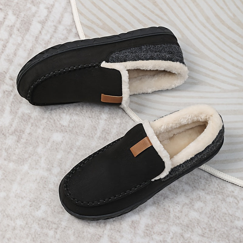 Sergio | Pantuflas de Invierno para Hombre con Suela de Lana y Ajuste Confortable 0