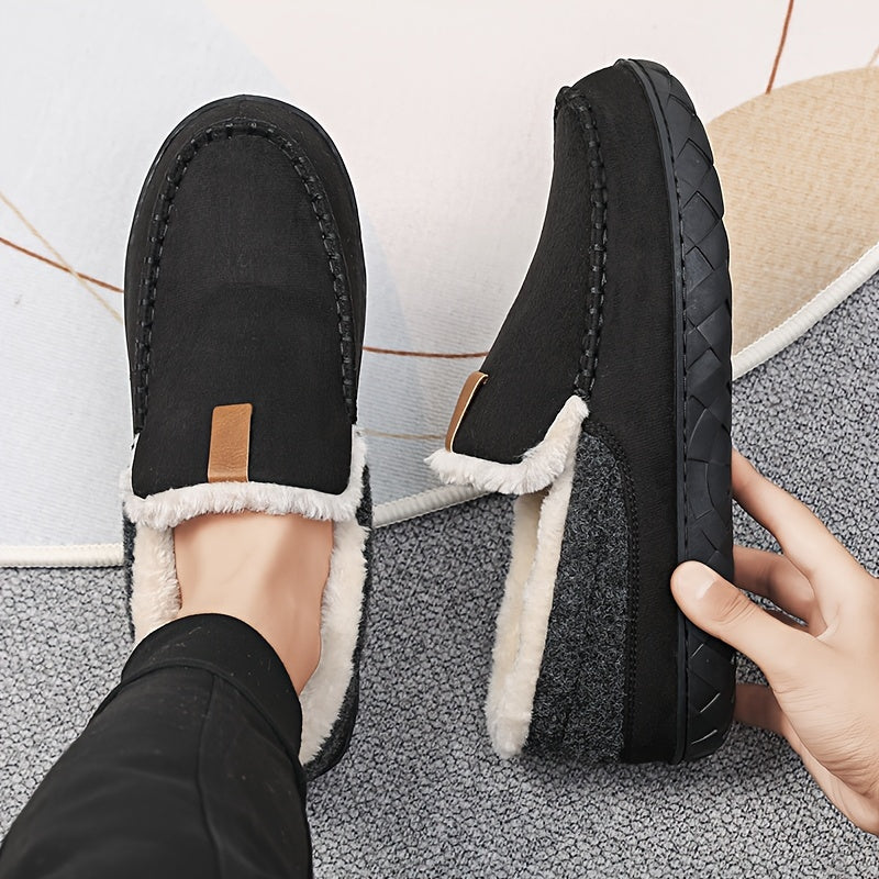 Sergio | Pantuflas de Invierno para Hombre con Suela de Lana y Ajuste Confortable 1