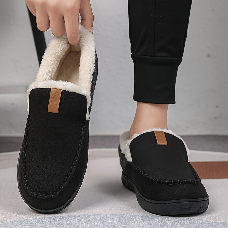 Sergio | Pantuflas de Invierno para Hombre con Suela de Lana y Ajuste Confortable 2