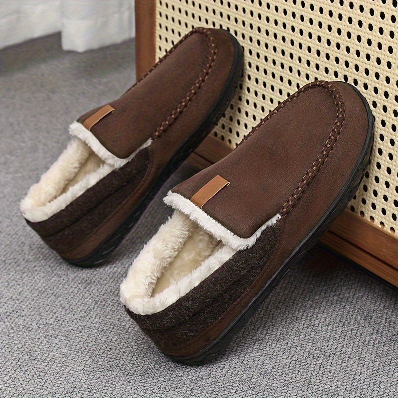 Sergio | Pantuflas de Invierno para Hombre con Suela de Lana y Ajuste Confortable 3