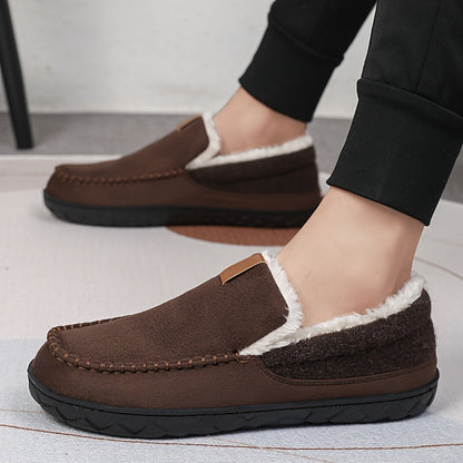 Sergio | Pantuflas de Invierno para Hombre con Suela de Lana y Ajuste Confortable 6