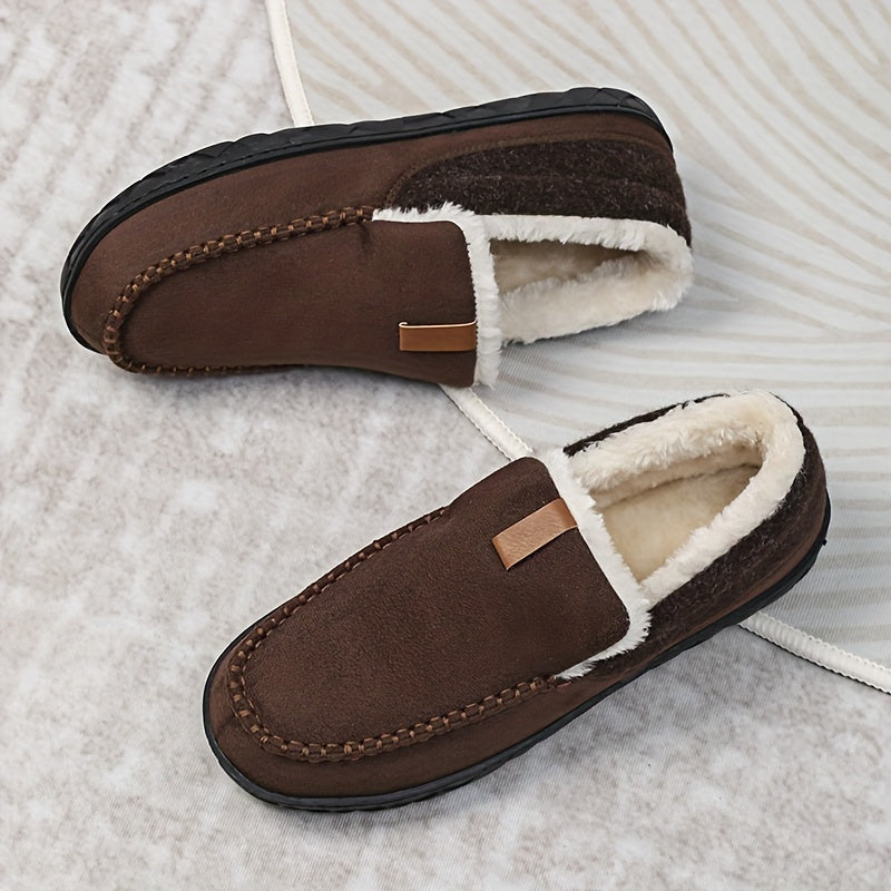 Sergio | Pantuflas de Invierno para Hombre con Suela de Lana y Ajuste Confortable 7