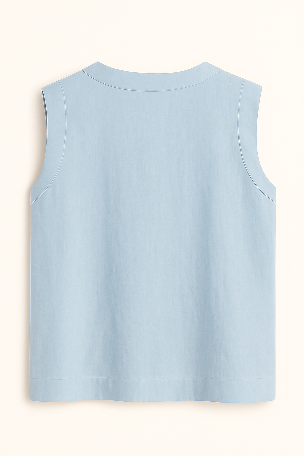Sofía | Blusa de Lino de Manga Corta para Mujer con Cuello Redondo 2