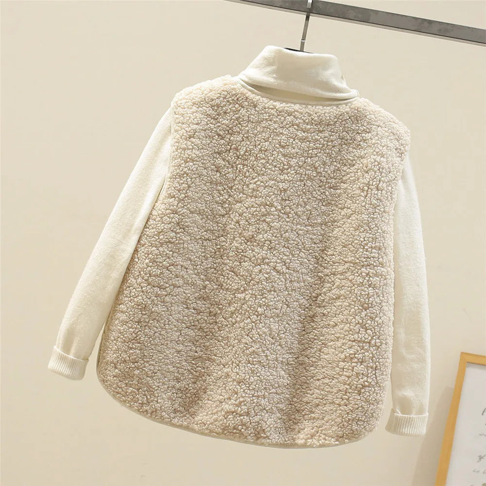 Sofía | Chaleco Polar con Botones para Mujer, Ideal para Otoño e Invierno 6