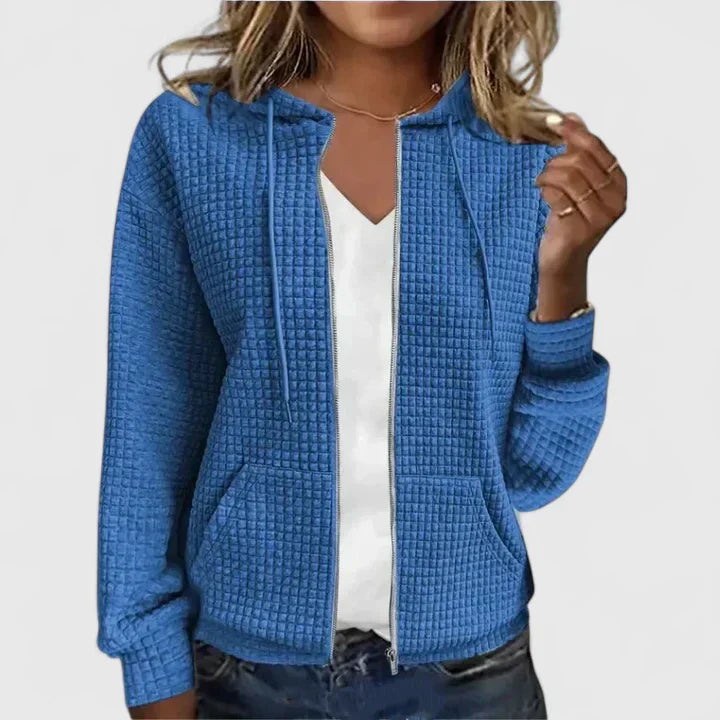 Sofía | Chaqueta Acolchada con Cremallera Frontal para Mujer 0