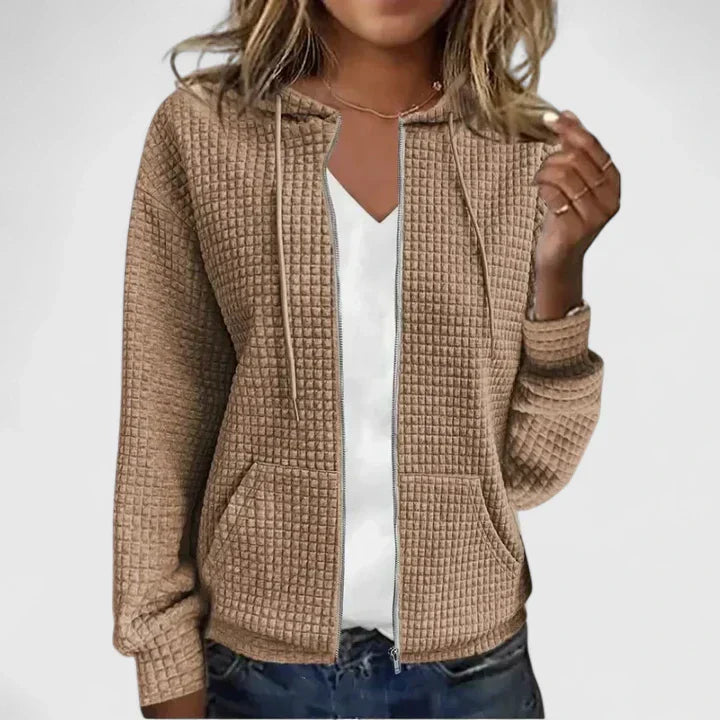 Sofía | Chaqueta Acolchada con Cremallera Frontal para Mujer 4