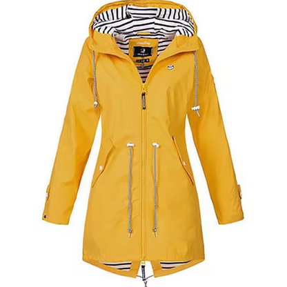 Sofía | Chaqueta con Capucha y Cremallera para Mujer con Cintura Ajustable 4