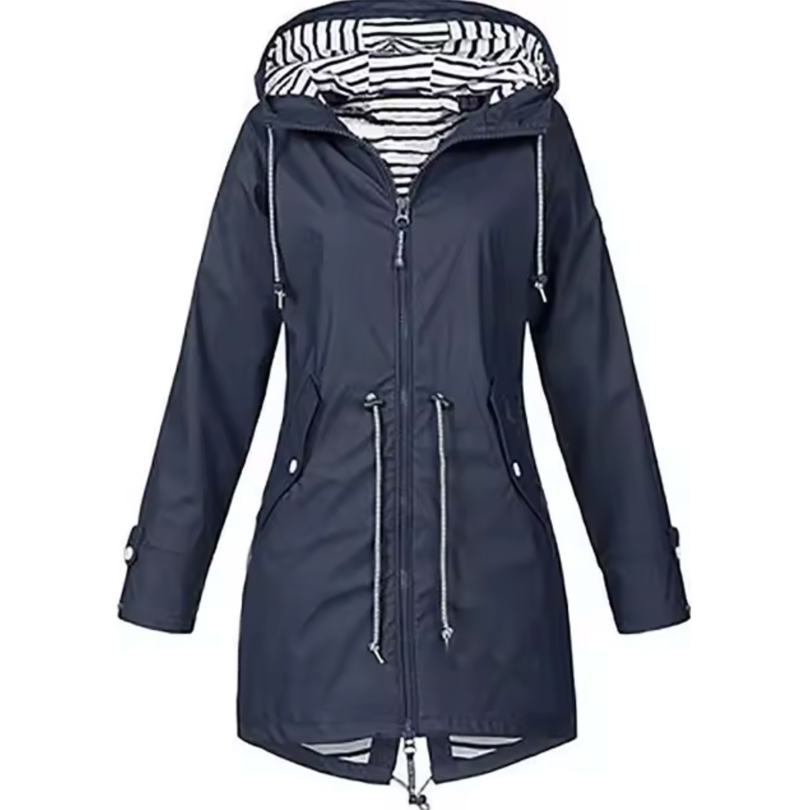 Sofía | Chaqueta con Capucha y Cremallera para Mujer con Cintura Ajustable 5
