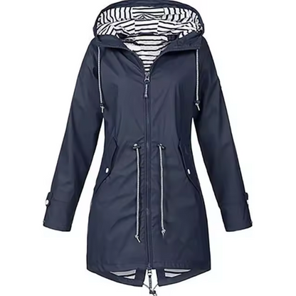 Sofía | Chaqueta con Capucha y Cremallera para Mujer con Cintura Ajustable 5
