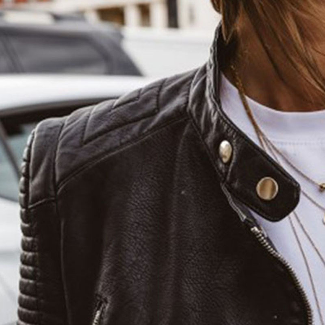 Sofía | Chaqueta de Piel Sintética para Mujer con Estilo Moderno 2
