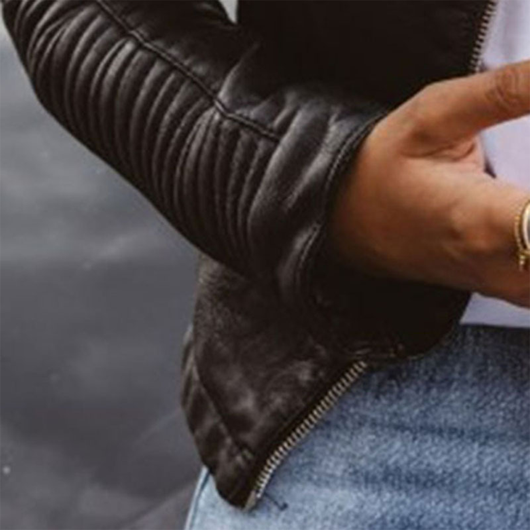 Sofía | Chaqueta de Piel Sintética para Mujer con Estilo Moderno 3