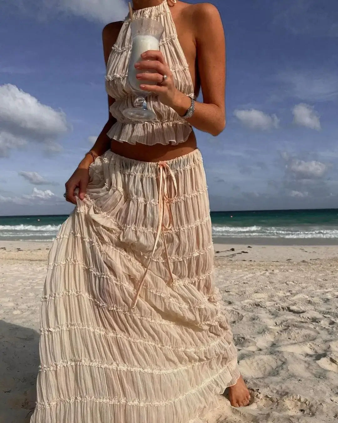 Sofía | Conjunto Deportivo Mujer de Volantes para Verano 2