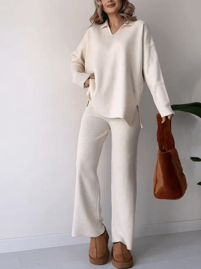 Sofía | Conjunto Punto Mujer de Dos Piezas Elegante y Cómodo 0
